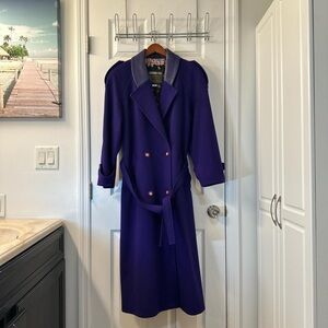 Indigo/Violet Trench-coat
